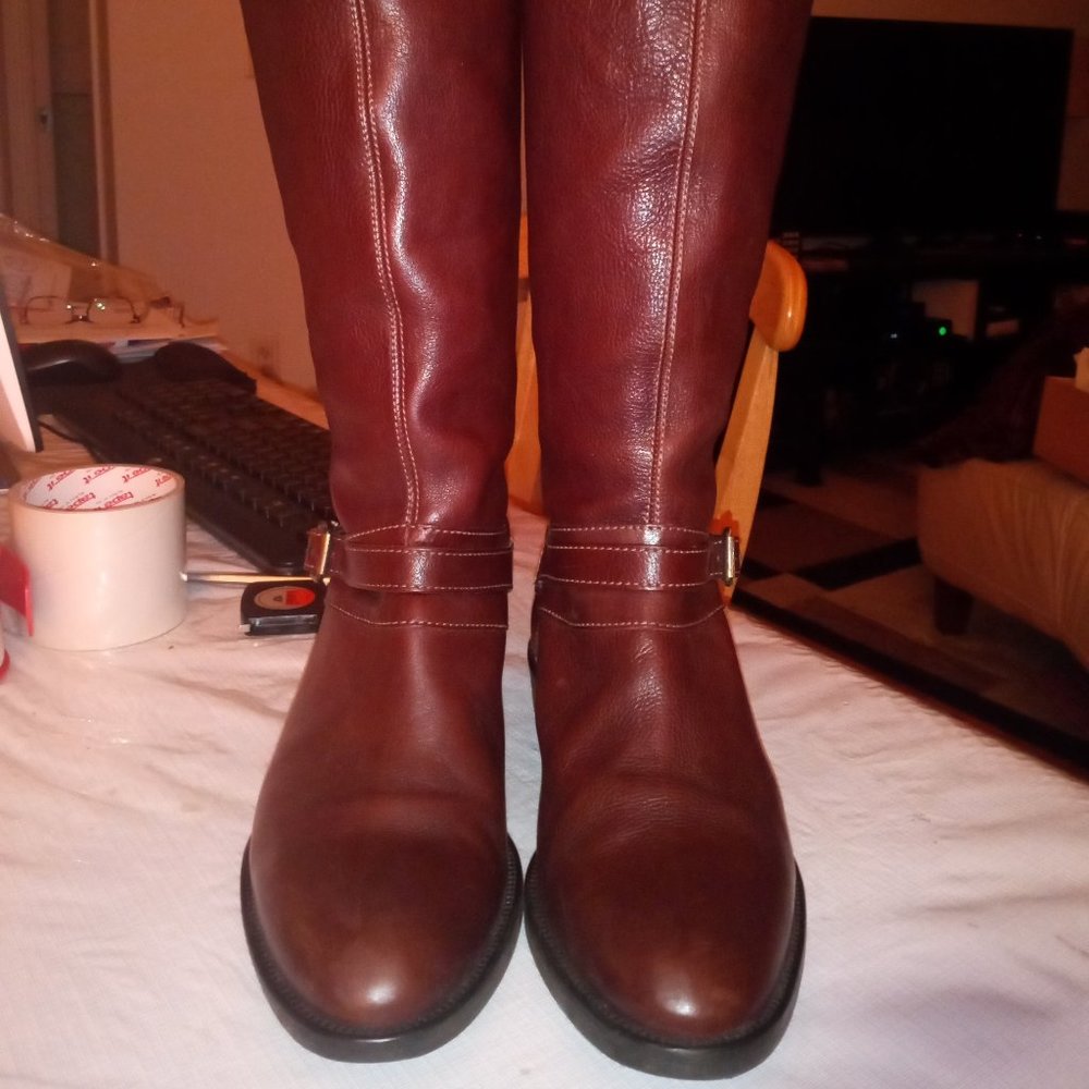 J. Crew Tenley Vachetta Boots 8M Narrow Calf